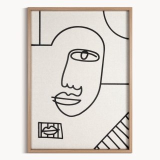 OBRAZ 669 50 X 70 CM BEŻOWY EUROFIRANY