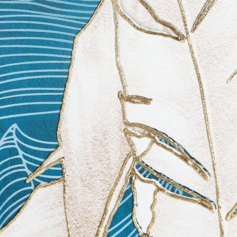 OBRAZ 677 50 X 70 CM TURKUSOWY EUROFIRANY