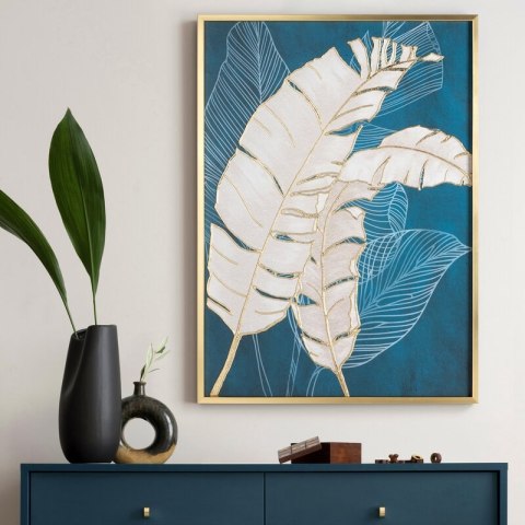 OBRAZ 677 50 X 70 CM TURKUSOWY EUROFIRANY