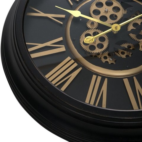 ZEGAR DEKORACYJNY 12 O 64 X 11 CM CZARNY EUROFIRANY