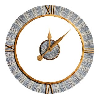 ZEGAR DEKORACYJNY 25 O 60 X 5 CM BRĄZOWY EUROFIRANY