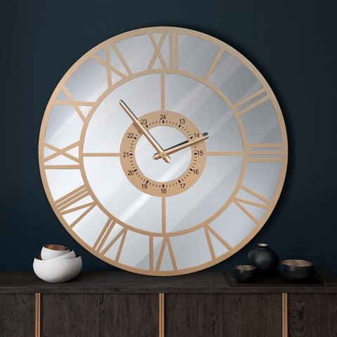 ZEGAR DEKORACYJNY 33 O 60 X 5 CM ZŁOTY EUROFIRANY