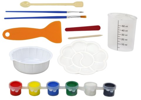 Zestaw Kreatywny Artystyczny Ptaki 3D Gips Farbki LEAN Toys