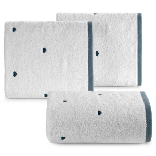 RĘCZNIK DZIECIĘCY BABY58 70 X 140 CM BIAŁY EUROFIRANY