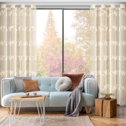 ZASŁONA GOTOWA SOTERA 140 X 250 CM JASNOBEŻOWY EUROFIRANY