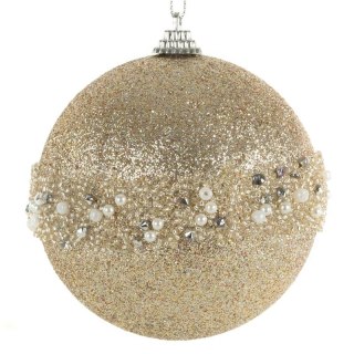 BOMBKA CHOINKOWA O 10 CM SZAMPAŃSKI EUROFIRANY