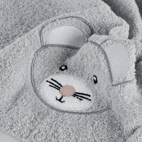 RĘCZNIK DZIECIĘCY BABY71 100 X 100 CM SREBRNY EUROFIRANY