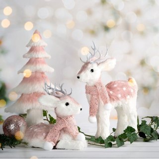 OZDOBA ŚWIĄTECZNA CHOI 7 15 X 12 X 40 CM BIAŁY EUROFIRANY