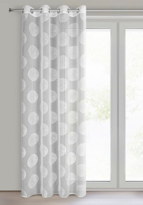 FIRANA GOTOWA MILAGROS 140 X 250 CM BIAŁY EUROFIRANY