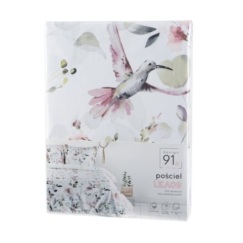 POŚCIEL D91 LEA 08 220 X 200 CM BIAŁY EUROFIRANY