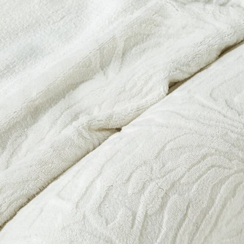 KOMPLET POŚCIELI FLANO 220 X 200 CM KREMOWY EUROFIRANY