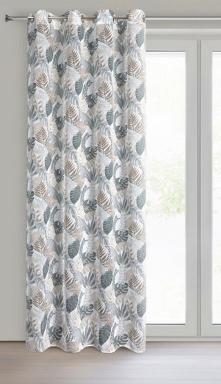 ZASŁONA GOTOWA AMELA 140 X 250 CM BIAŁY EUROFIRANY