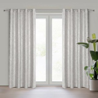 ZASŁONA GOTOWA BLANKA 140 X 250 CM SREBRNY EUROFIRANY