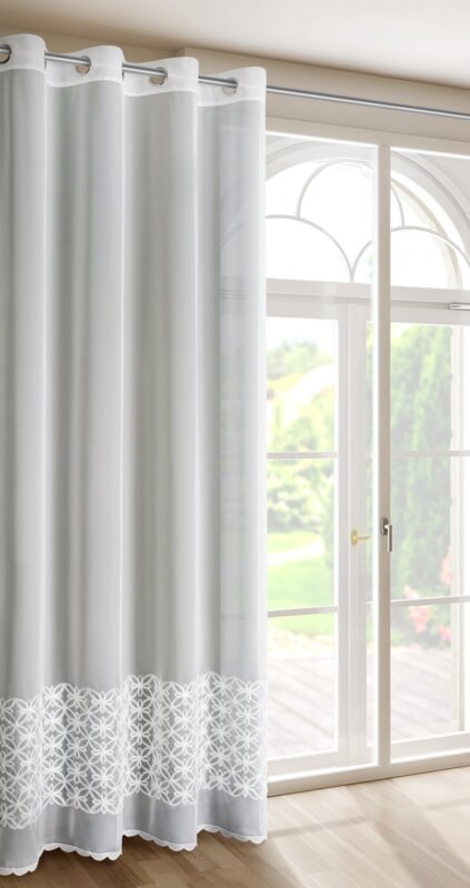 ZASŁONA GOTOWA LIWIA 140 X 250 CM BIAŁY EUROFIRANY