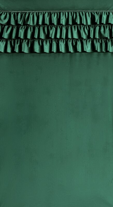 ZASŁONA GOTOWA SAMI 140 X 250 CM CIEMNOZIELONY EUROFIRANY