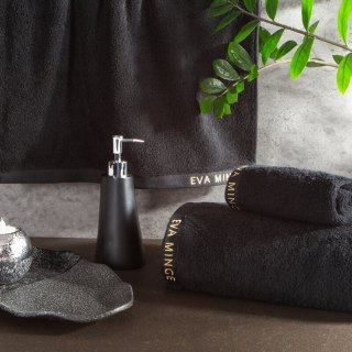 KOMPLET RĘCZNIKÓW VENUS 46 X 36 X 7 CM CZARNY EUROFIRANY