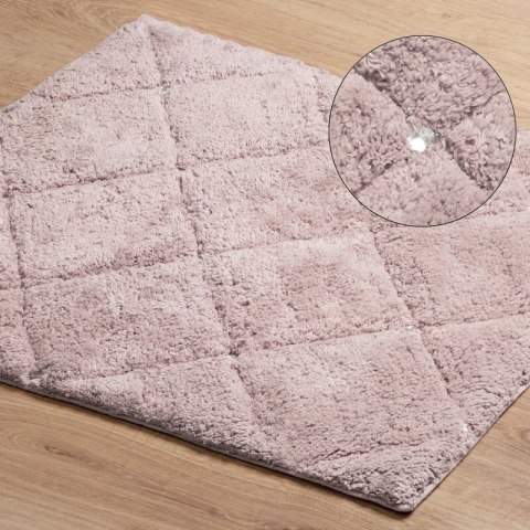 DYWANIK ŁAZIENKOWY CHIC (2) 50 X 70 CM CIEMNORÓŻOWY EUROFIRANY