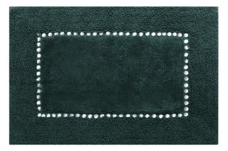 DYWANIK ŁAZIENKOWY CHIC 50 X 70 CM CIEMNOZIELONY EUROFIRANY