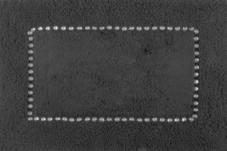 DYWANIK ŁAZIENKOWY CHIC 60 X 90 CM CZARNY EUROFIRANY