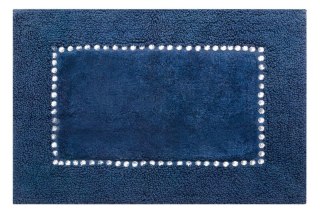 DYWANIK ŁAZIENKOWY CHIC 60 X 90 CM GRANATOWY EUROFIRANY