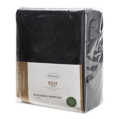 PRZEŚCIERADŁO FLANO 140 X 200 X 30 CM CZARNY EUROFIRANY