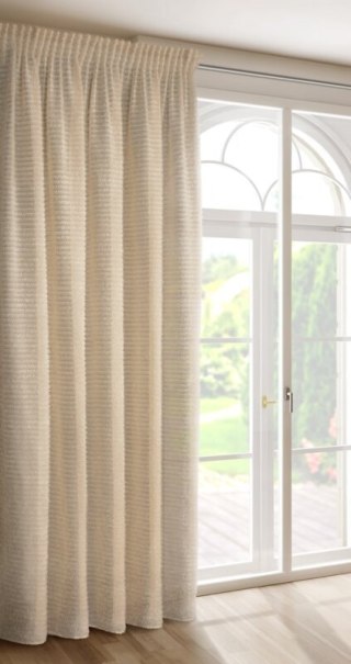 ZASŁONA GOTOWA REINA NA TAŚMIE 135 X 270 CM BEŻOWY EUROFIRANY