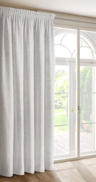 ZASŁONA GOTOWA REINA NA TAŚMIE 135 X 270 CM BIAŁY EUROFIRANY