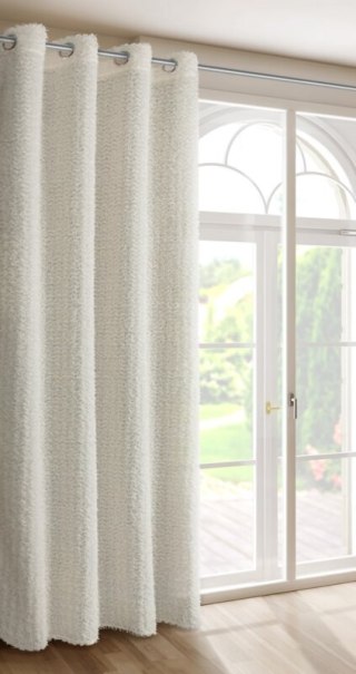 ZASŁONA GOTOWA TIFFANY 135 X 250 CM KREMOWY EUROFIRANY