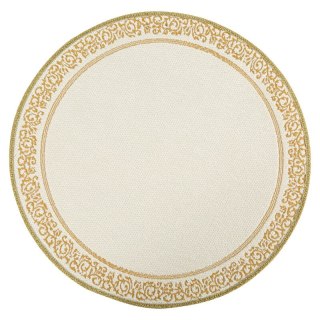 PODKŁADKA MAJORKA FI 38 CM BIAŁY EUROFIRANY