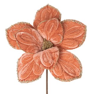 KWIAT ŚWIĄTECZNY DEKORACYJNY 209 O 24 CM PUDROWY RÓŻ EUROFIRANY