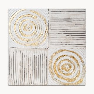 OBRAZ 651 60 X 60 CM BIAŁY EUROFIRANY