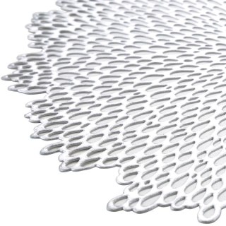 PODKŁADKA ELEN O 38 CM SREBRNY EUROFIRANY