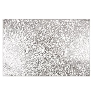 PODKŁADKA MELANIE 30 X 45 CM SREBRNY EUROFIRANY