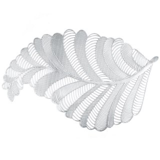 PODKŁADKA PETAL 30 X 45 CM SREBRNY EUROFIRANY