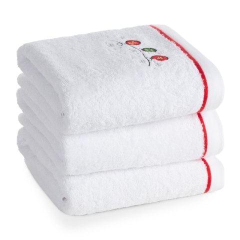 RĘCZNIK ŚWIATECZNY GERDA2 50 X 90 CM BIAŁY EUROFIRANY