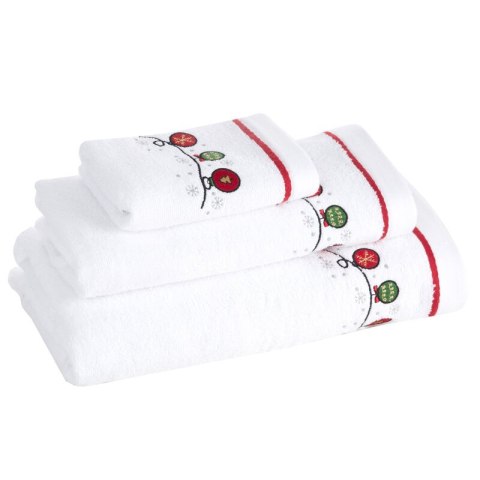 RĘCZNIK ŚWIATECZNY GERDA2 50 X 90 CM BIAŁY EUROFIRANY