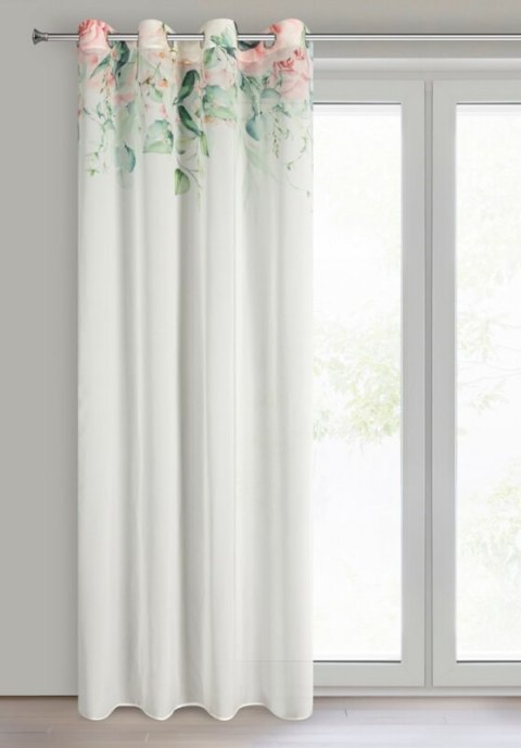 ZASŁONA GOTOWA ALORA 135 X 250 CM BIAŁY EUROFIRANY