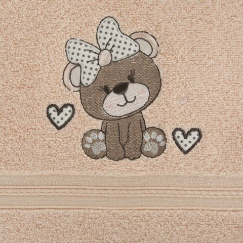 RĘCZNIK DZIECIĘCY BABY65 50 X 90 CM JASNOPOMARAŃCZOWY EUROFIRANY