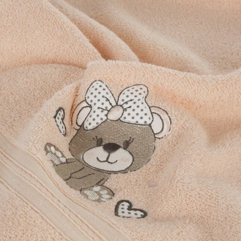 RĘCZNIK DZIECIĘCY BABY65 50 X 90 CM JASNOPOMARAŃCZOWY EUROFIRANY