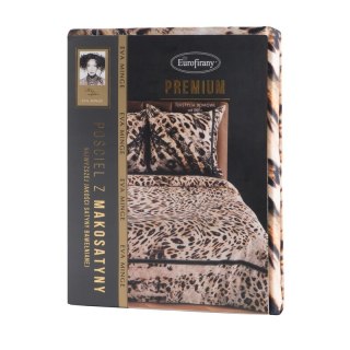 POŚCIEL EVA 23 140 X 200 CM BRĄZOWY EUROFIRANY