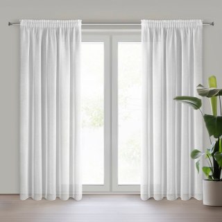 FIRANA GOTOWA ANGELA NA TAŚMIE 140 X 300 CM BIAŁY EUROFIRANY