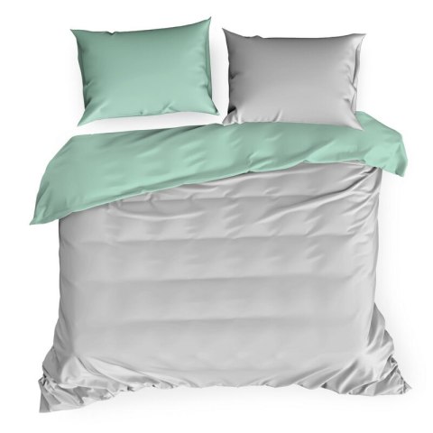 KOMPLET POŚCIELI NOVA3 160 X 200 CM JASNOSZARY EUROFIRANY