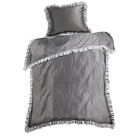 KOMPLET POŚCIELI ELIZA 160 X 200 CM STALOWY EUROFIRANY