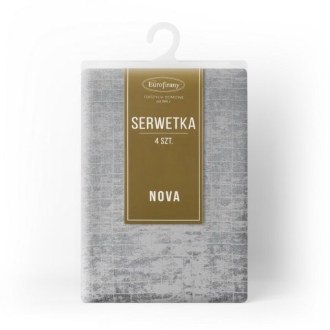 OBRUS ALINA 30 X 40 CM SREBRNY EUROFIRANY