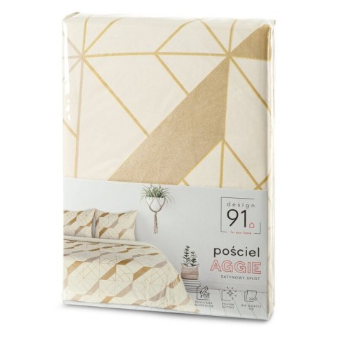 POŚCIEL D91 AGGIE 220 X 200 CM BIAŁY EUROFIRANY