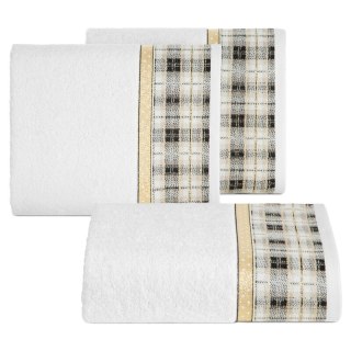 RĘCZNIK ŚWIATECZNY ANGEL02B 70 X 140 CM BIAŁY EUROFIRANY