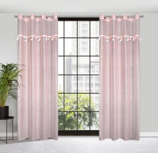 FIRANA GOTOWA MOON 2 140 X 250 CM RÓŻOWY EUROFIRANY