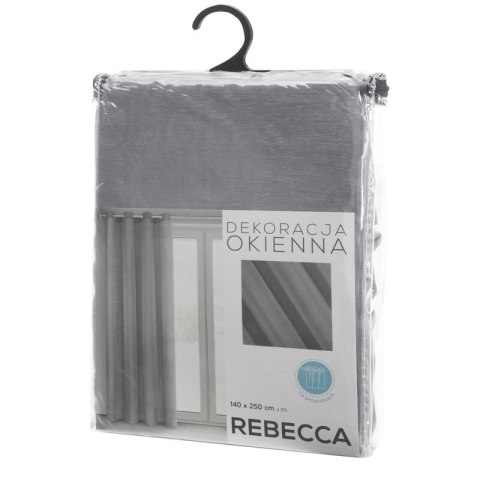 FIRANA GOTOWA REBECCA 140 X 250 CM STALOWY EUROFIRANY