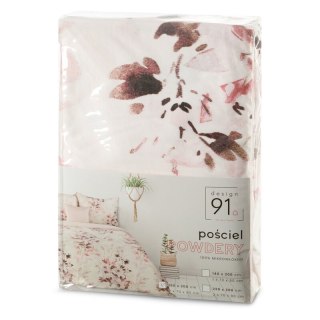 POŚCIEL D91 POWDERY 140 X 200 CM BIAŁY EUROFIRANY