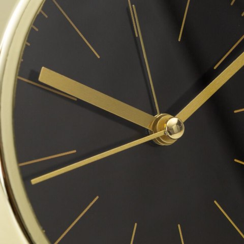 ZEGAR DEKORACYJNY 55 O 11 X 4 CM CZARNY EUROFIRANY